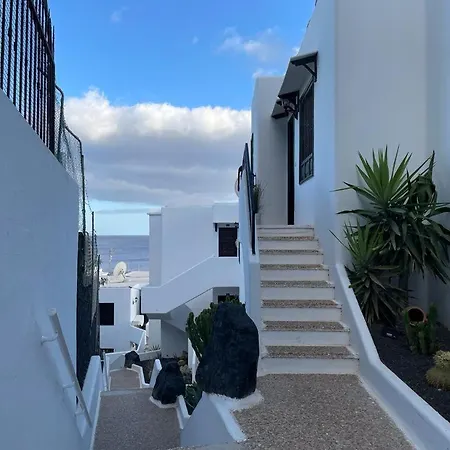 The White Dragos With Ocean View - Ac - Private Pool Appartement Tías Buitenkant foto